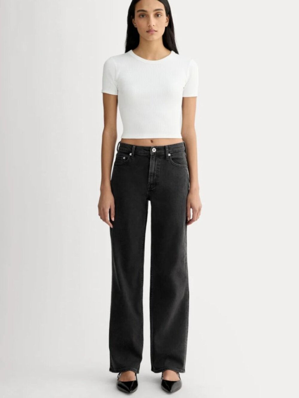 Everlane 90s forever jean washed black